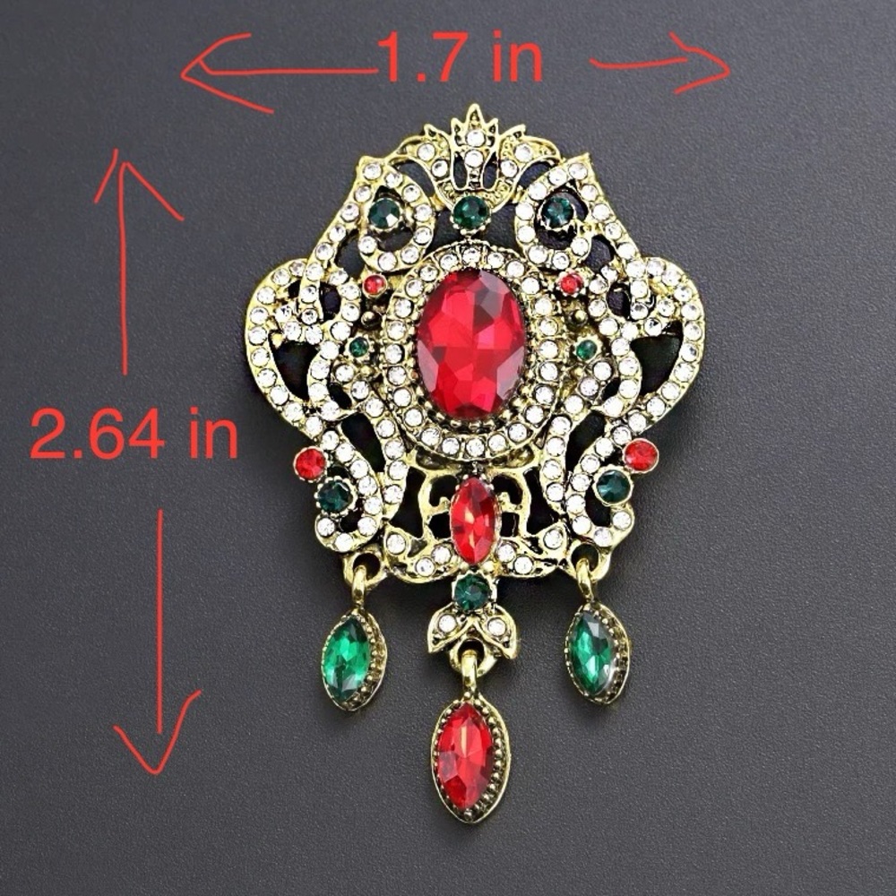 [NEW] Vintage Crystal Brooch